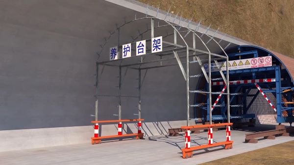 解放区隧道施工动画制作公司 - 隧道施工工艺和施工方法 - 隧道施工汇报动画视频 - bim 工程施工动画